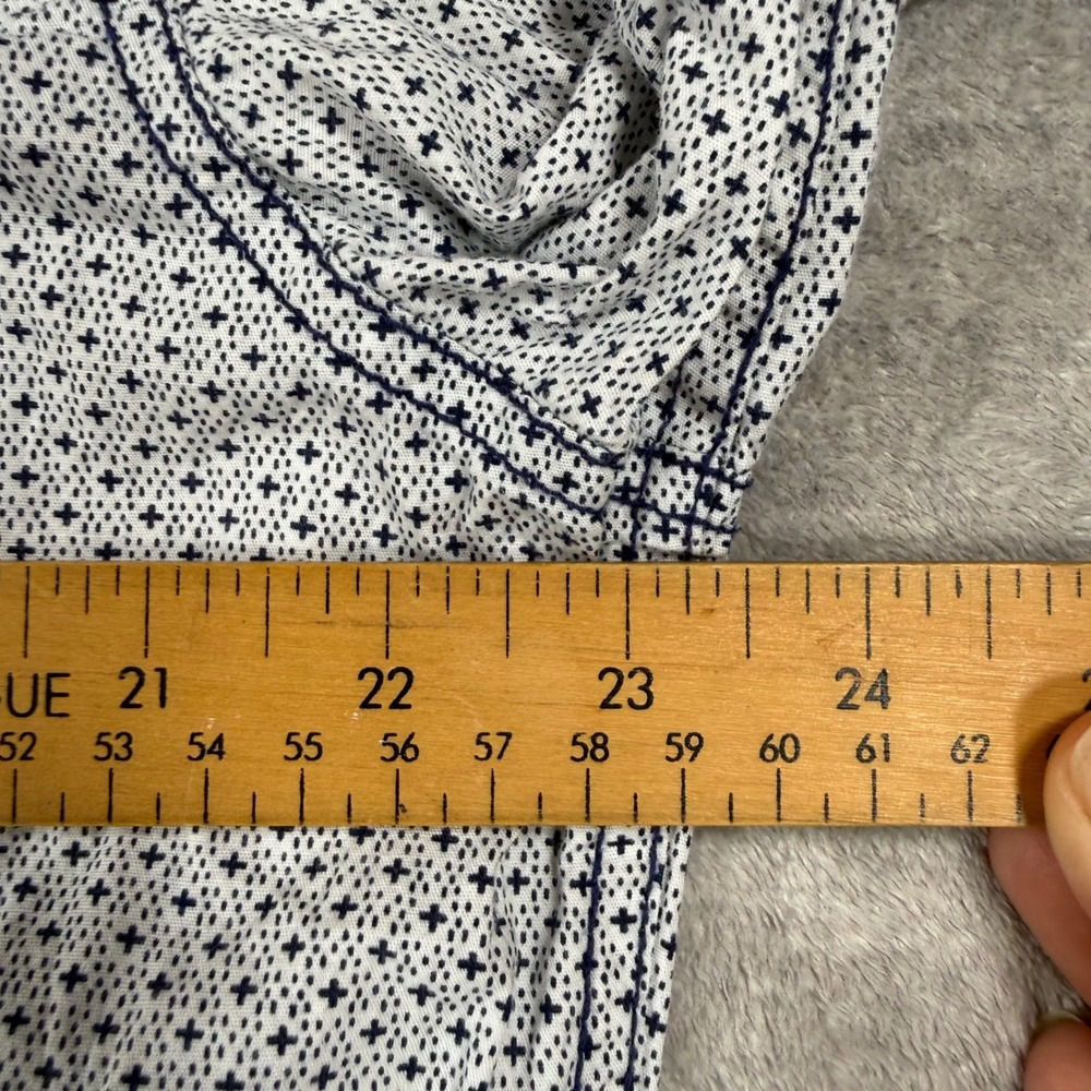 Wrangler Shirt Women Large White 20X Competition Western Lace Pearl Snap Rodeo - Picture 11 of 11